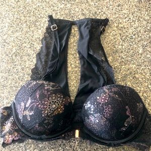 Victoria secret black lace bra